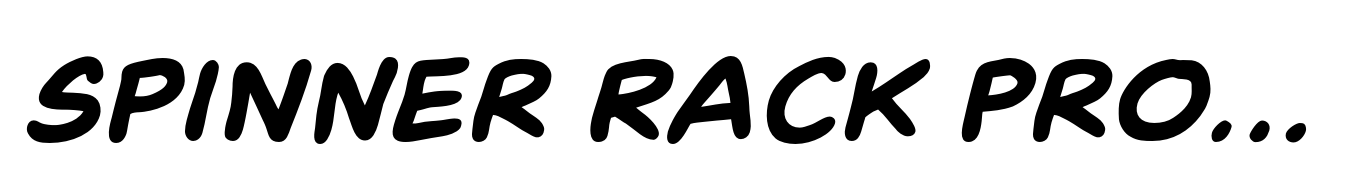 Spinner Rack Pro BB Bold Italic